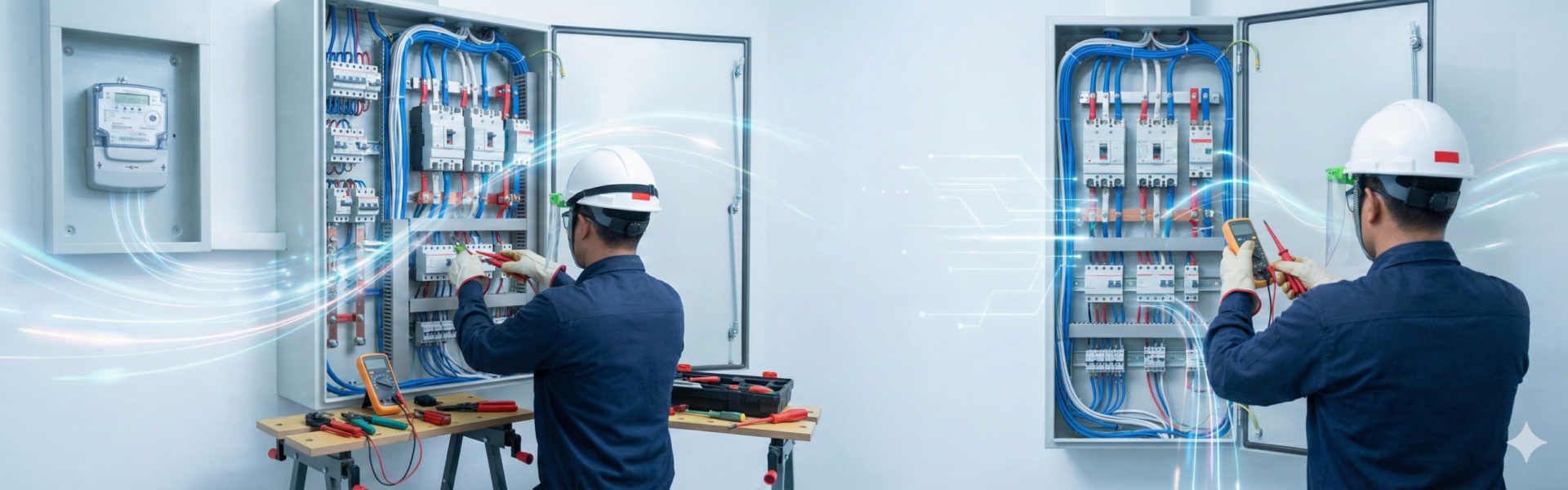 Licensed electrical contractor installing TNB meter in Selangor — Piam Fook Electrical Work