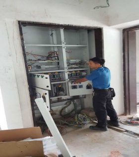 Licensed electrical contractor install main switch board (MSB)